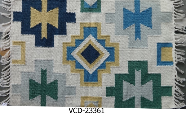 HAND WOVEN COTTON KILIM